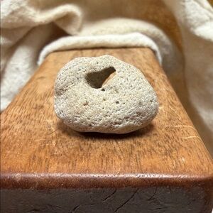 Harvested Hagstone or Protection Stone Natural Stone with Hole
